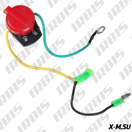 Выключатель зажигания (2 разъема + провод МАССА); ZS168FB, ZS177F, ZS188F МУХТАР