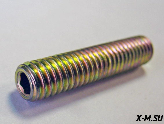 Винт регулировочный с внутренним шестигранником M6x1.0x27.0мм, сталь 150209-800-0000