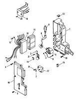 Электрические компоненты (55) 2-Х ТАКТНОГО ПЛМ MERCURY 50EO Серийный номер от 9683055 до 9885344