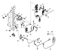 Компонент электрической платы, S/N 1B723942 и ниже 4-Х ТАКТНОГО ПЛМ MERCURY 115 Серийный номер от 01B366823 и выше