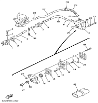 Топливная система 4-Х ТАКТНОГО ПЛМ YAMABISI F9.9BMS