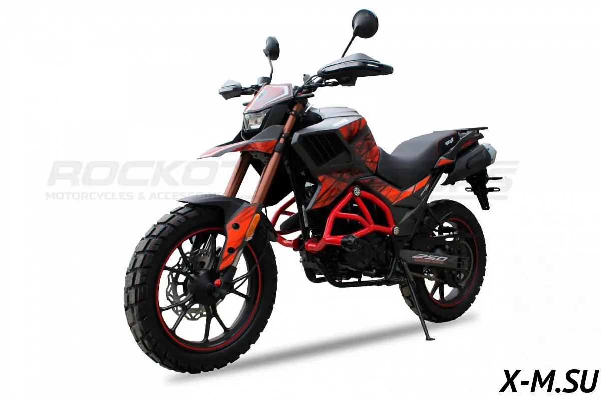 Мотоцикл ROCKOT HOUND 250 LUX (оранжевый, ЭПТС) Мотоцикл ROCKOT HOUND 250 LUX (оранжевый, ЭПТС)