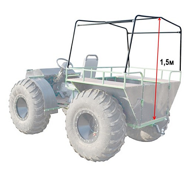 Дуги тента кузова вездехода Тайга