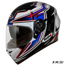 Шлем SHIRO SH600 PONS BLUE RED Шлем SHIRO SH600 PONS BLUE RED