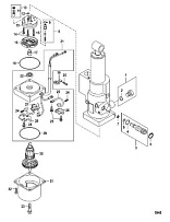 Power Tilt Components 4-Х ТАКТНОГО ПЛМ MERCURY 9.9 Серийный номер от 0R042475 и выше